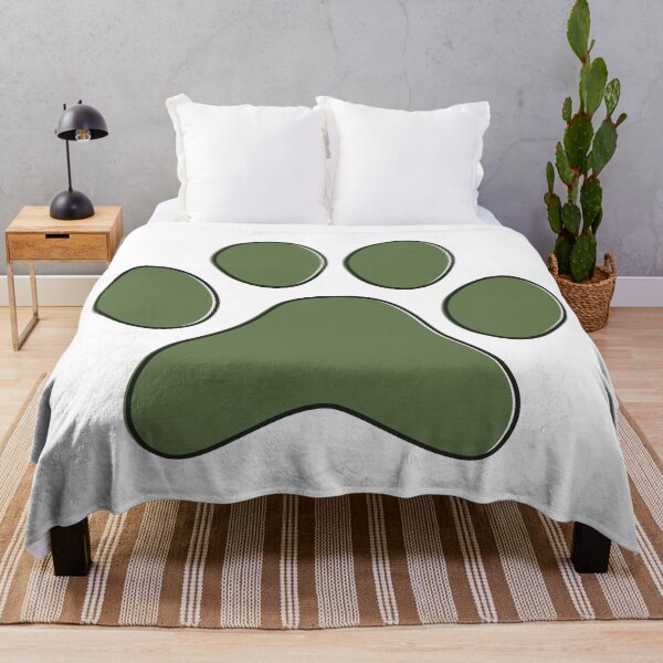 Item preview, Olive Drab Green Paw designed and sold by MoePark.
