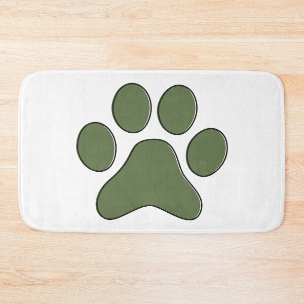 Item preview, Olive Drab Green Paw designed and sold by MoePark.