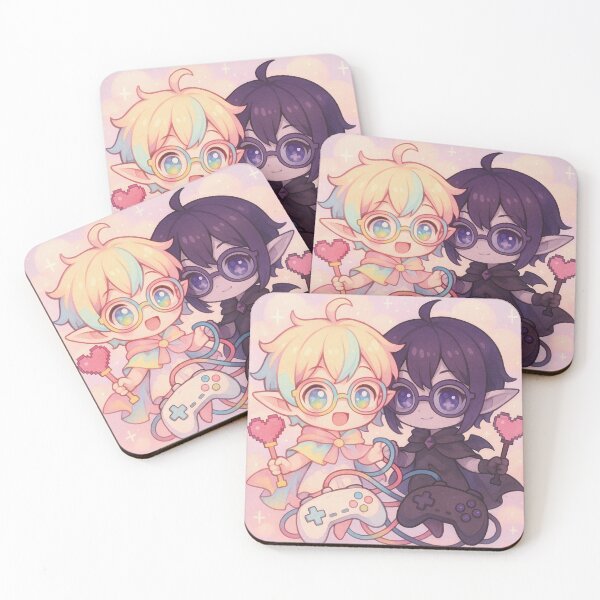 Item preview, Chibi Gemini Twins – Magical Gaming Elves" designed and sold by Asbiell.