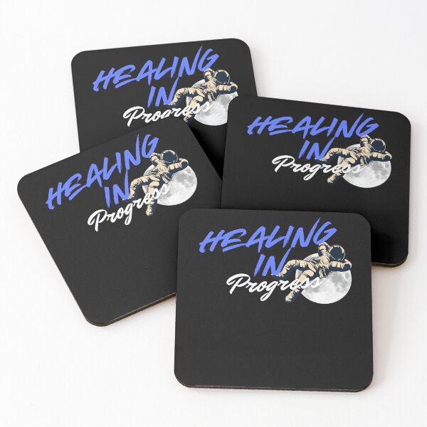 Item preview, Healing in Progress – Floating Astronaut Mental Health Design designed and sold by BuddyBuilder.