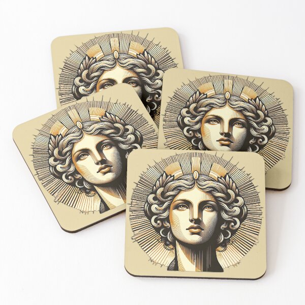 Item preview, Greek Goddess of Sunrise Alectron / Electryone designed and sold by ViaARTfactory.