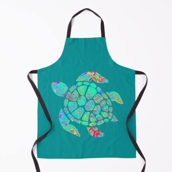 Item preview, Multicolor Sea turtle Hand Drawn designed and sold by Lartheviking.