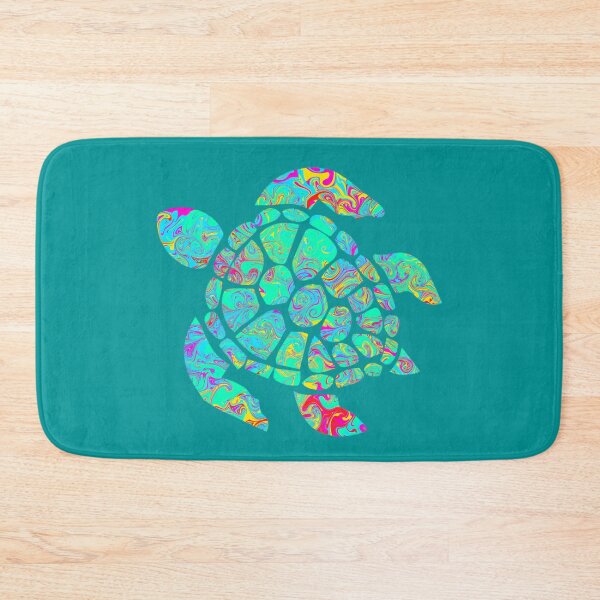 Item preview, Multicolor Sea turtle Hand Drawn  designed and sold by Lartheviking.