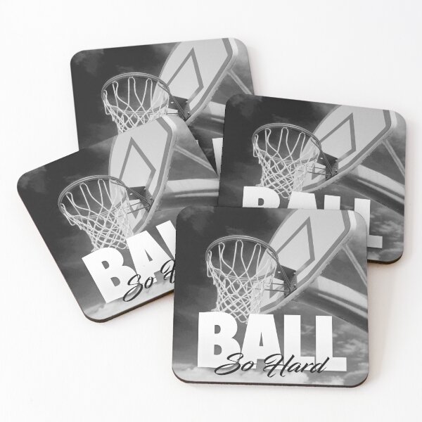 Item preview, Black and White Ball so Hard Vintage Art designed and sold by DangusGraphics.