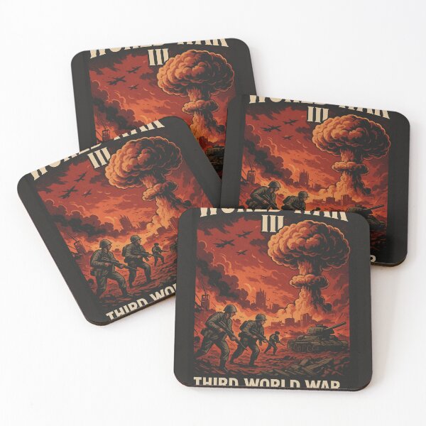 Item preview, World War III – Vintage Nuclear War Poster designed and sold by DRAWZENART.