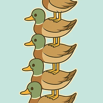 Artwork thumbnail, Duck Stack by DripGrid