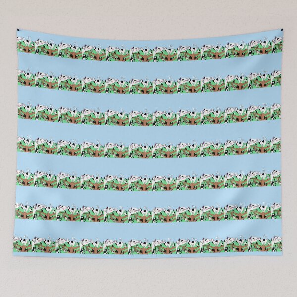 Item preview, Nine Harlequin Heart Cats with a Happy Cow designed and sold by JoyousArt4u.
