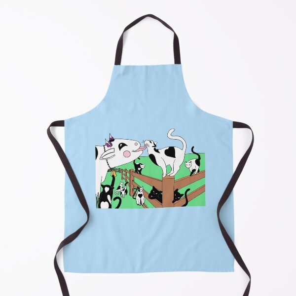 Item preview, Nine Harlequin Heart Cats with a Happy Cow designed and sold by JoyousArt4u.