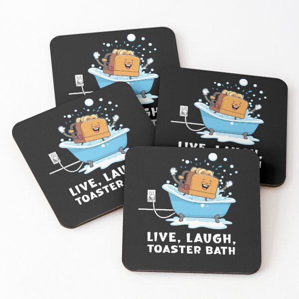 Item preview, Live Laugh Toaster Bath  designed and sold by ArtFromBeyond.