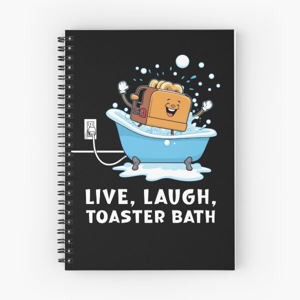 Item preview, Live Laugh Toaster Bath  designed and sold by ArtFromBeyond.
