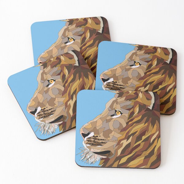 Item preview, Geometric Lion designed and sold by EM-art-studio.