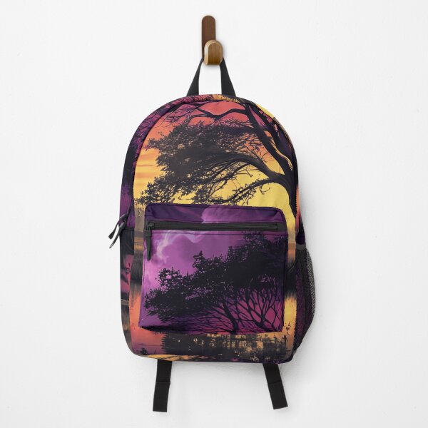 Item preview, Luminous Sunset Serenity - Tree Reflections designed and sold by LumiAnCreations.