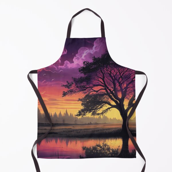 Item preview, Luminous Sunset Serenity - Tree Reflections designed and sold by LumiAnCreations.
