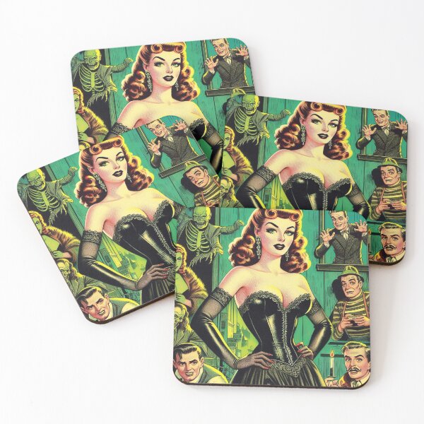 Item preview, Retro Goth Pinup designed and sold by PulpVintage.