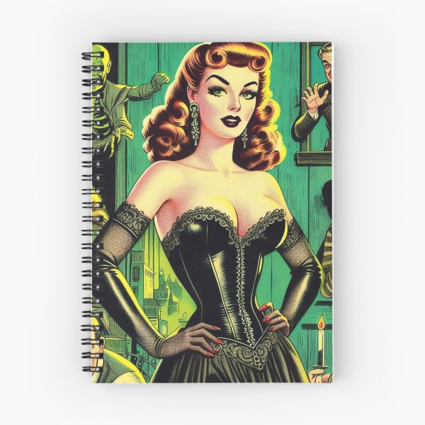 Item preview, Retro Goth Pinup designed and sold by PulpVintage.