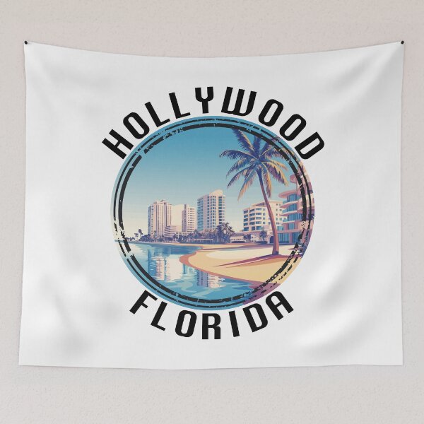 Item preview, Hollywood - Florida (with Black Lettering) designed and sold by VelvetRoom.