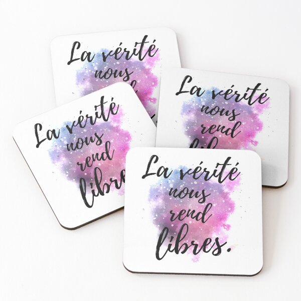 Item preview, La Verite Nous Rend Libres - French quote designed and sold by Bebichic.