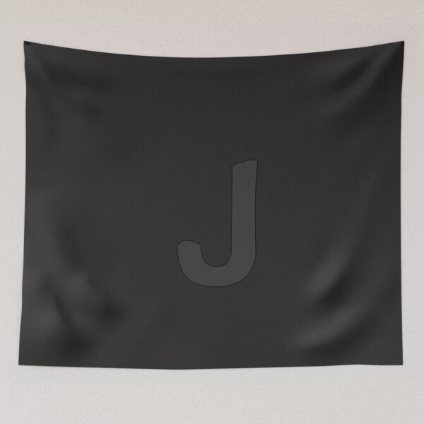 Item preview, letter j black designed and sold by ZiphGames.