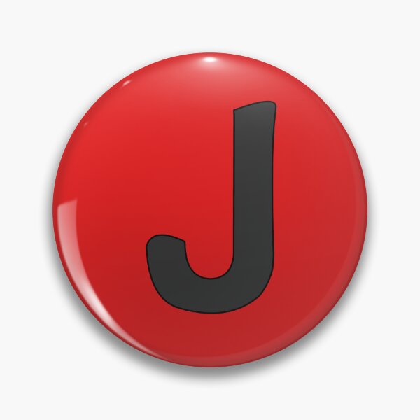 Item preview, letter j black designed and sold by ZiphGames.