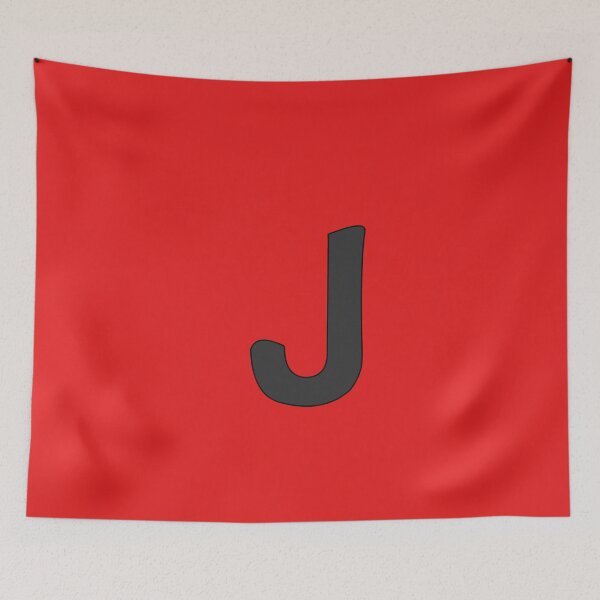 Item preview, letter j black designed and sold by ZiphGames.