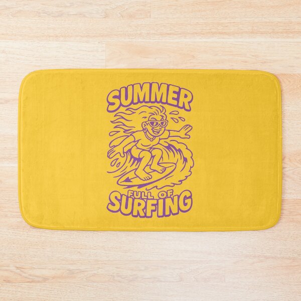 Item preview, Summer Surf Queen | Energetic Female Surfer Character Retro Beach Vibes designed and sold by JOOKDesign.