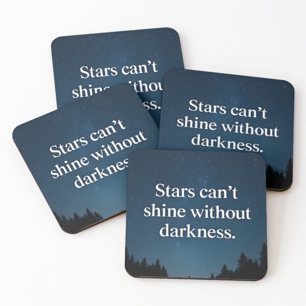 Item preview, Deep phrase about stars and darkness t-shirt designed and sold by Kaeldun.