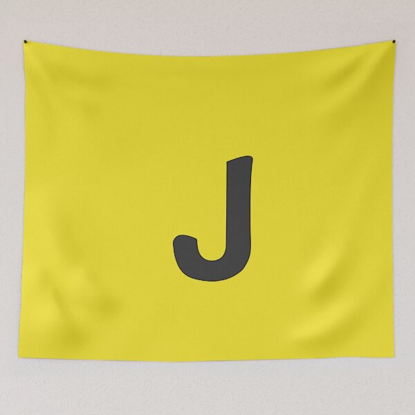 Item preview, letter j black designed and sold by ZiphGames.