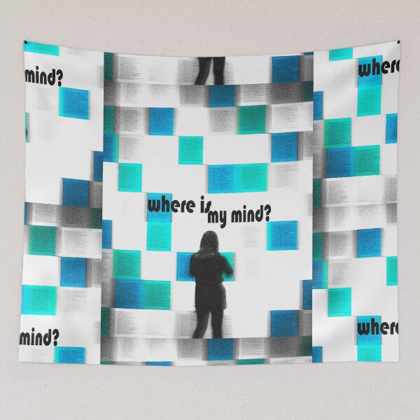 Item preview, Where Is My Mind? Retro Aesthetic Wall Art Vintage designed and sold by lunar-artspace.