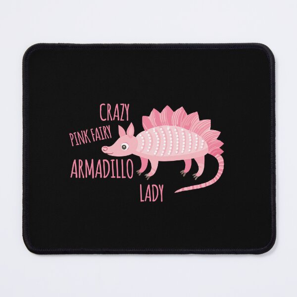 Item preview, Crazy pink armadillo fairy lady designed and sold by jazzydevil.