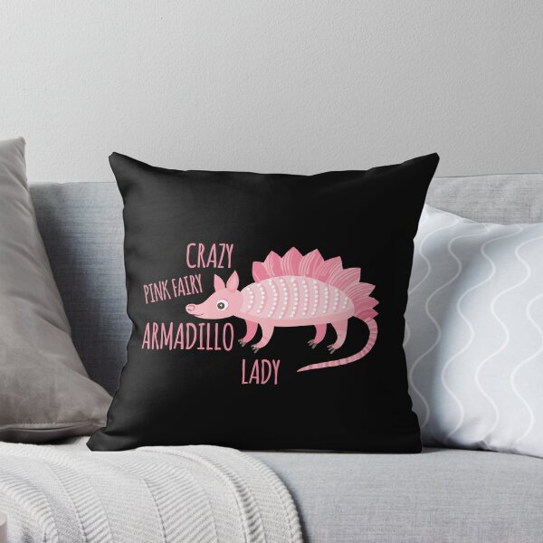 Item preview, Crazy pink armadillo fairy lady designed and sold by jazzydevil.