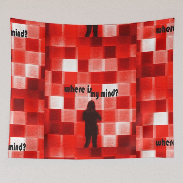 Item preview, Where Is My Mind - Retro Aesthetic Art Vintage Red designed and sold by lunar-artspace.