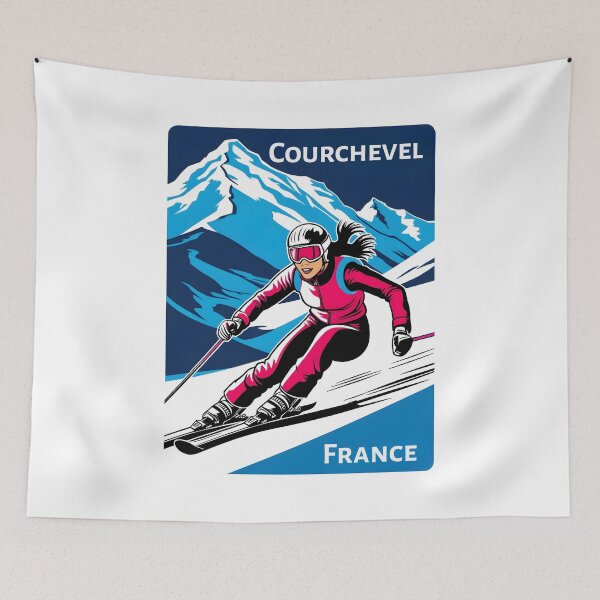 Item preview, Courchevel - Les 3 Vallées - France  designed and sold by GoodOldVintage.