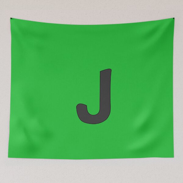 Item preview, letter j black designed and sold by ZiphGames.