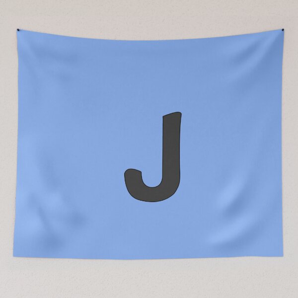 Item preview, letter j black designed and sold by ZiphGames.