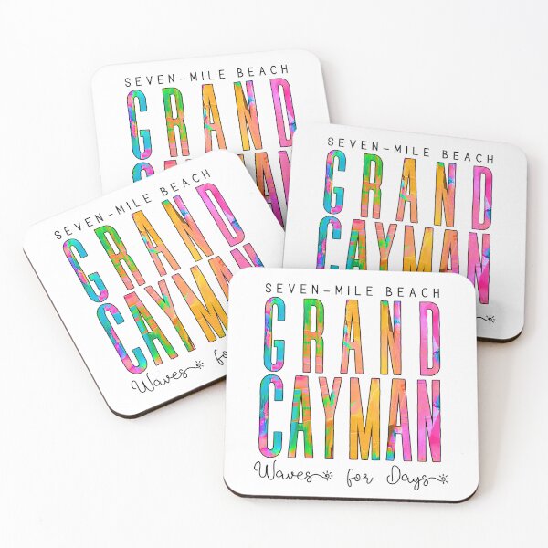 Item preview, Seven Mile Beach Grand Cayman (Waves) designed and sold by Whackadoodletee.