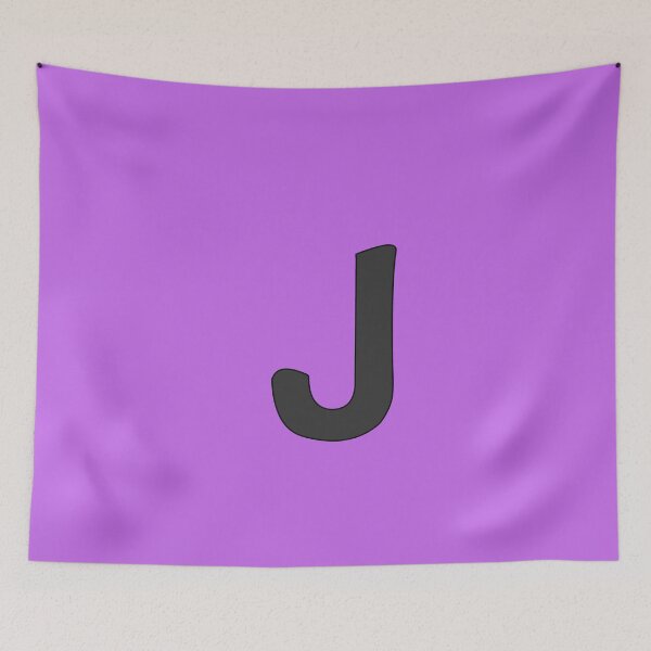 Item preview, letter j black designed and sold by ZiphGames.