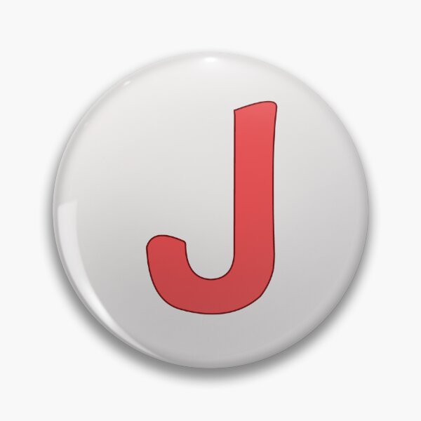 Item preview, letter j red designed and sold by ZiphGames.