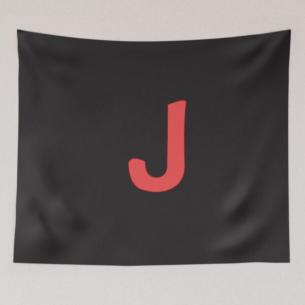 Item preview, letter j red designed and sold by ZiphGames.