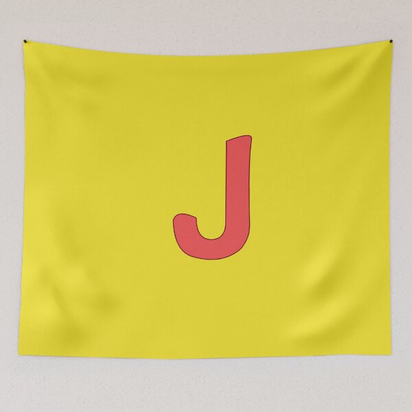 Item preview, letter j red designed and sold by ZiphGames.