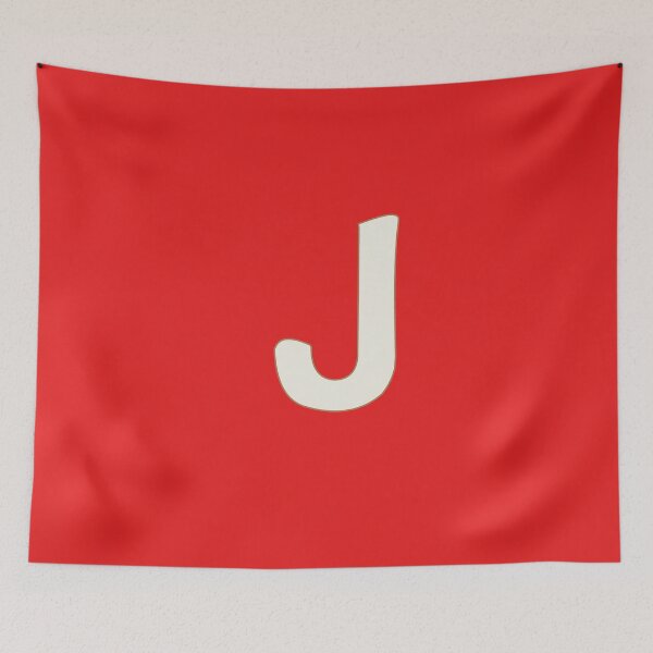 Item preview, letter j white designed and sold by ZiphGames.