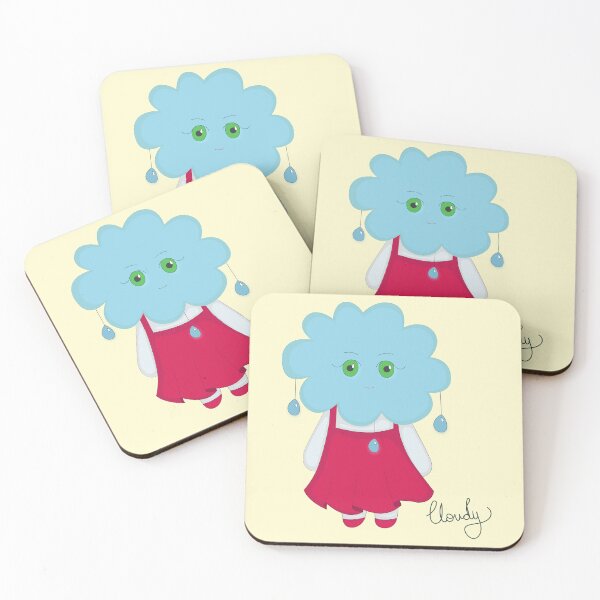 Item preview, Emotional Blue Sadness Cloudy Rain Contemporary designed and sold by StarryStarrySky.
