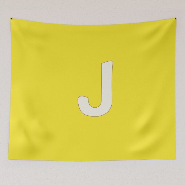 Item preview, letter j white designed and sold by ZiphGames.