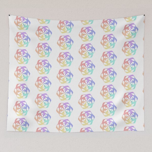 Item preview, Rainbow Hound Around Snowflake designed and sold by DelaneySwiftArt.