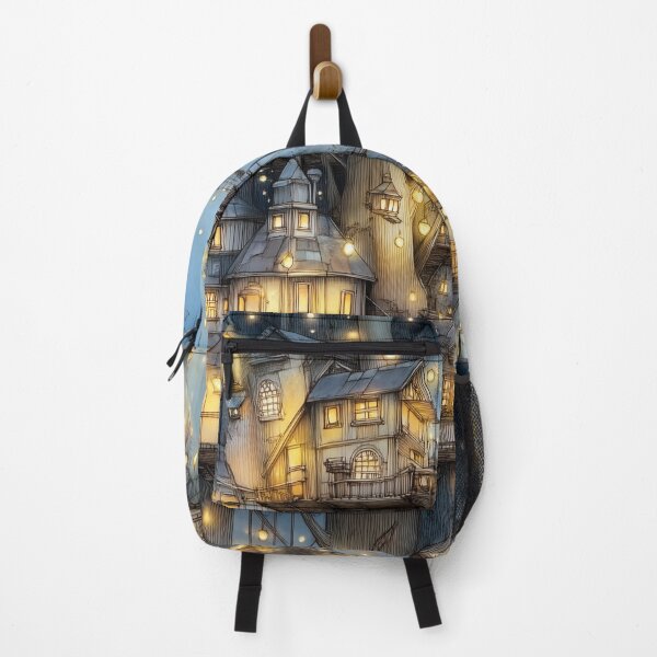 Item preview, Twilight Treehouse Village designed and sold by SporeandCanvas.