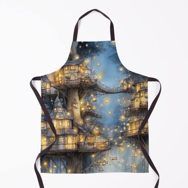 Item preview, Twilight Treehouse Village designed and sold by SporeandCanvas.
