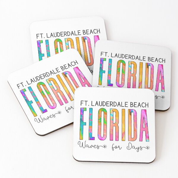 Item preview, Ft. Lauderdale Beach Florida (Waves) designed and sold by Whackadoodletee.