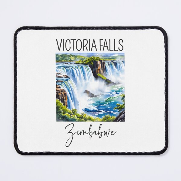 Item preview, A Watercolor Design of Victoria Falls - Zimbabwe designed and sold by Sketch-Shack.