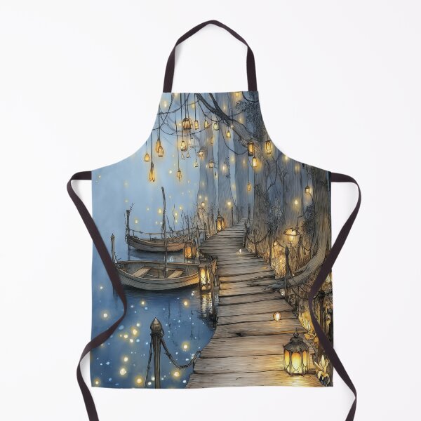 Item preview, Whispering Dock of the Fairy Lake designed and sold by SporeandCanvas.