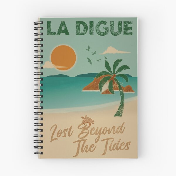 Item preview, La Digue Vintage Poster – Lost Beyond the Tides designed and sold by EpochFusion.