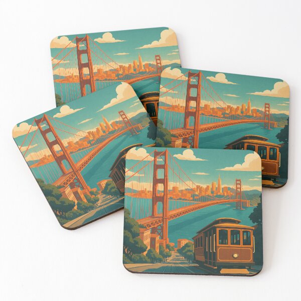 Item preview, Golden Gate Dreams – Vintage San Francisco Design designed and sold by Mo & Ko Design.